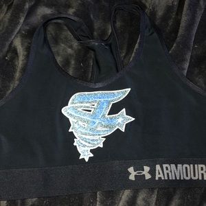 Black sportsbra with twisters logo